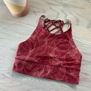 Lululemon “Free to be wild” long line sports bra